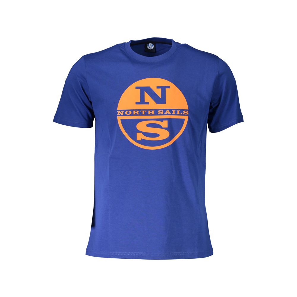North Sails Blau Baumwolle Männer T-Shirt