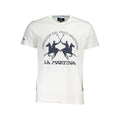 La Martina Weißes Baumwolle Männer T-Shirt