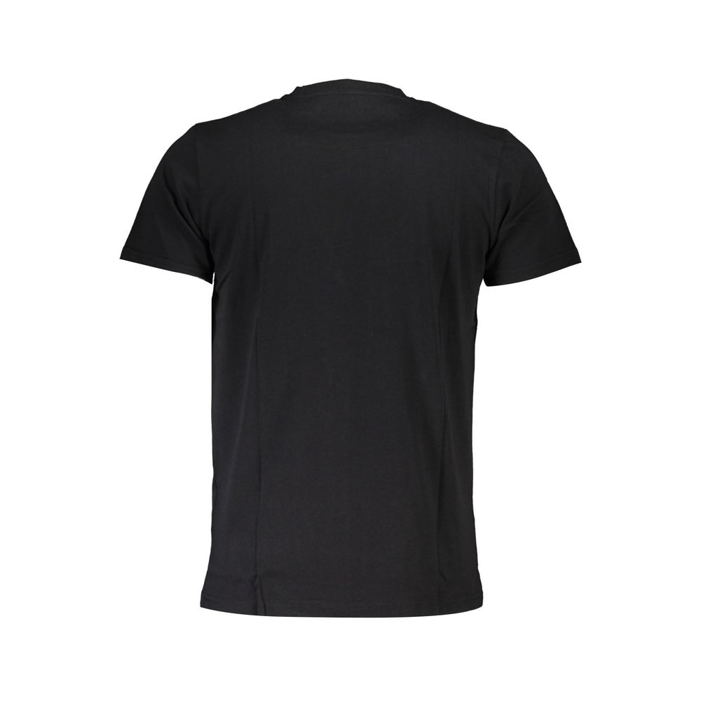 Cavalli Class Schwarzes Baumwolle Männer T-Shirt