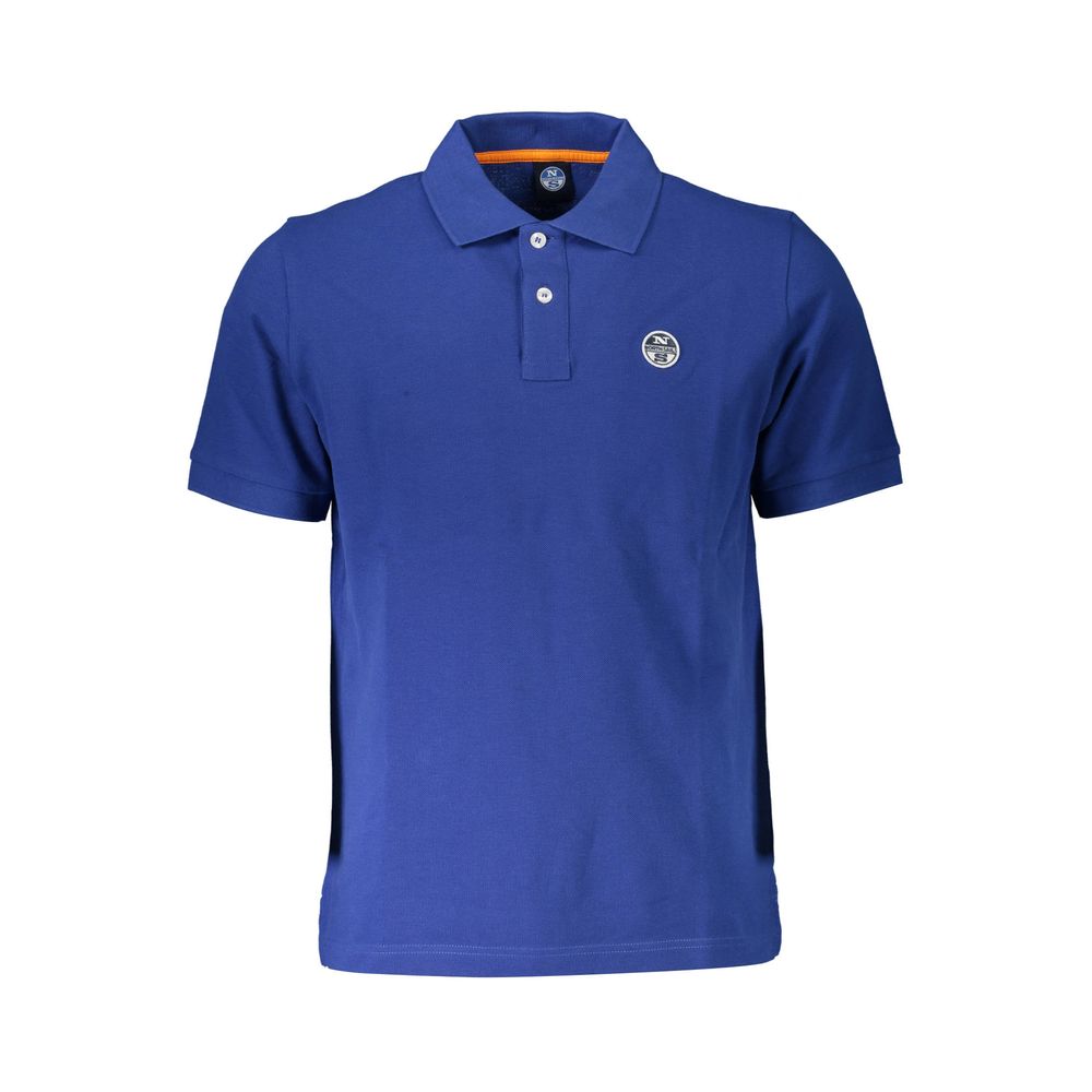 North Sails Blaues Baumwoll-Poloshirt für Männer