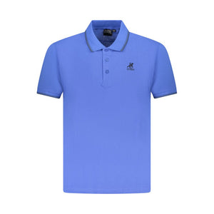 U.S. Grand Polo Blaues Baumwoll-Poloshirt für Männer