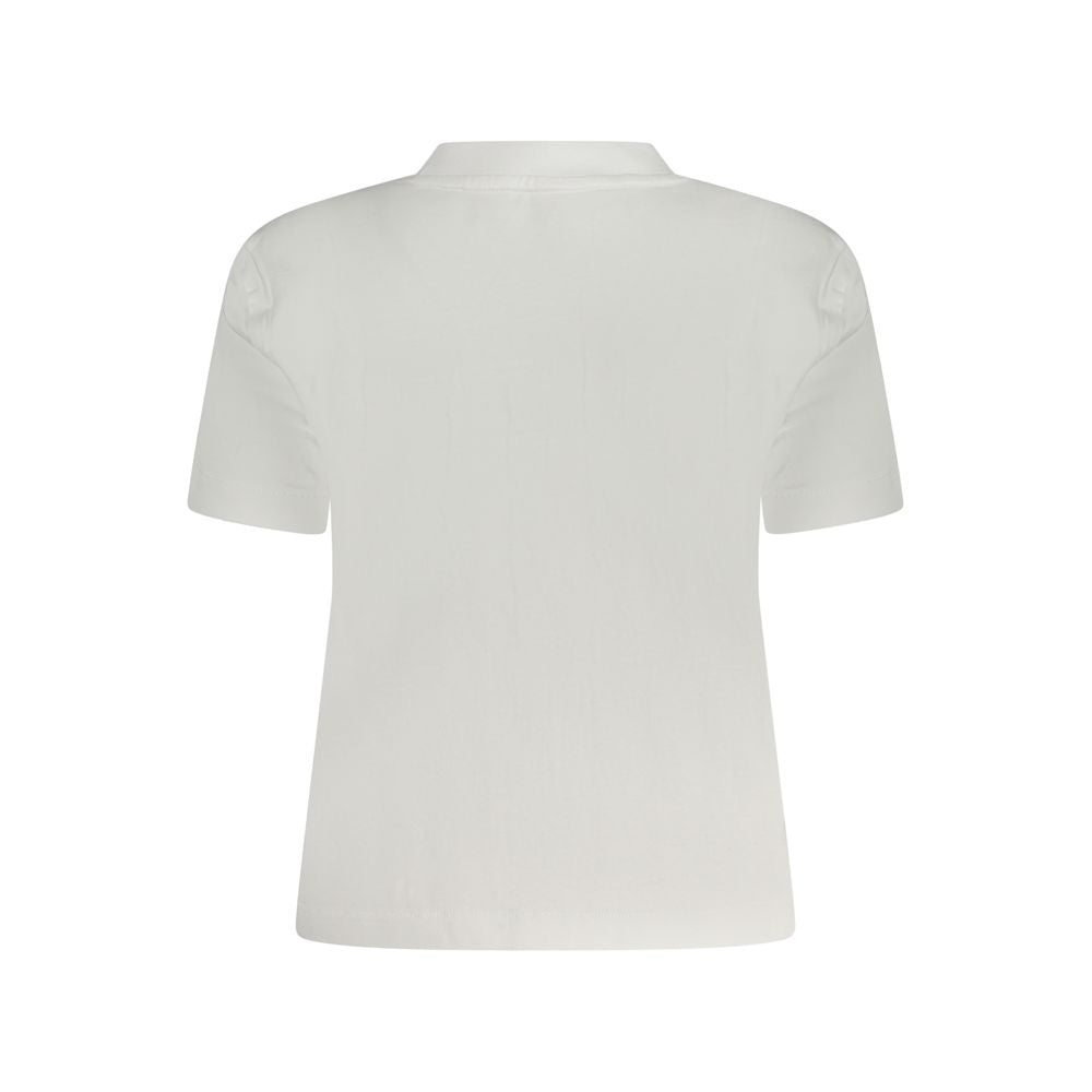 Calvin Klein Weißes T-Shirt aus Baumwolle für Frauen