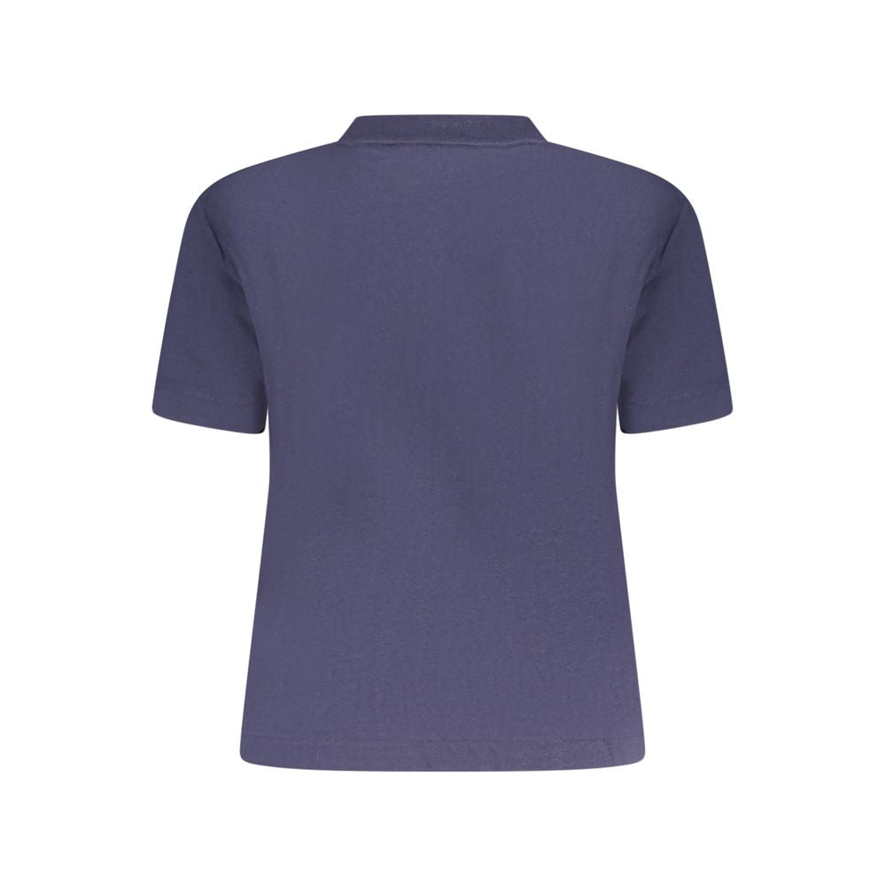 Calvin Klein T-Shirt aus blauer Baumwolle für Frauen