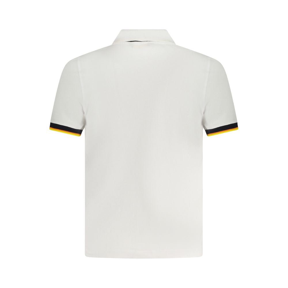 K-WAY Weißes Baumwoll-Poloshirt