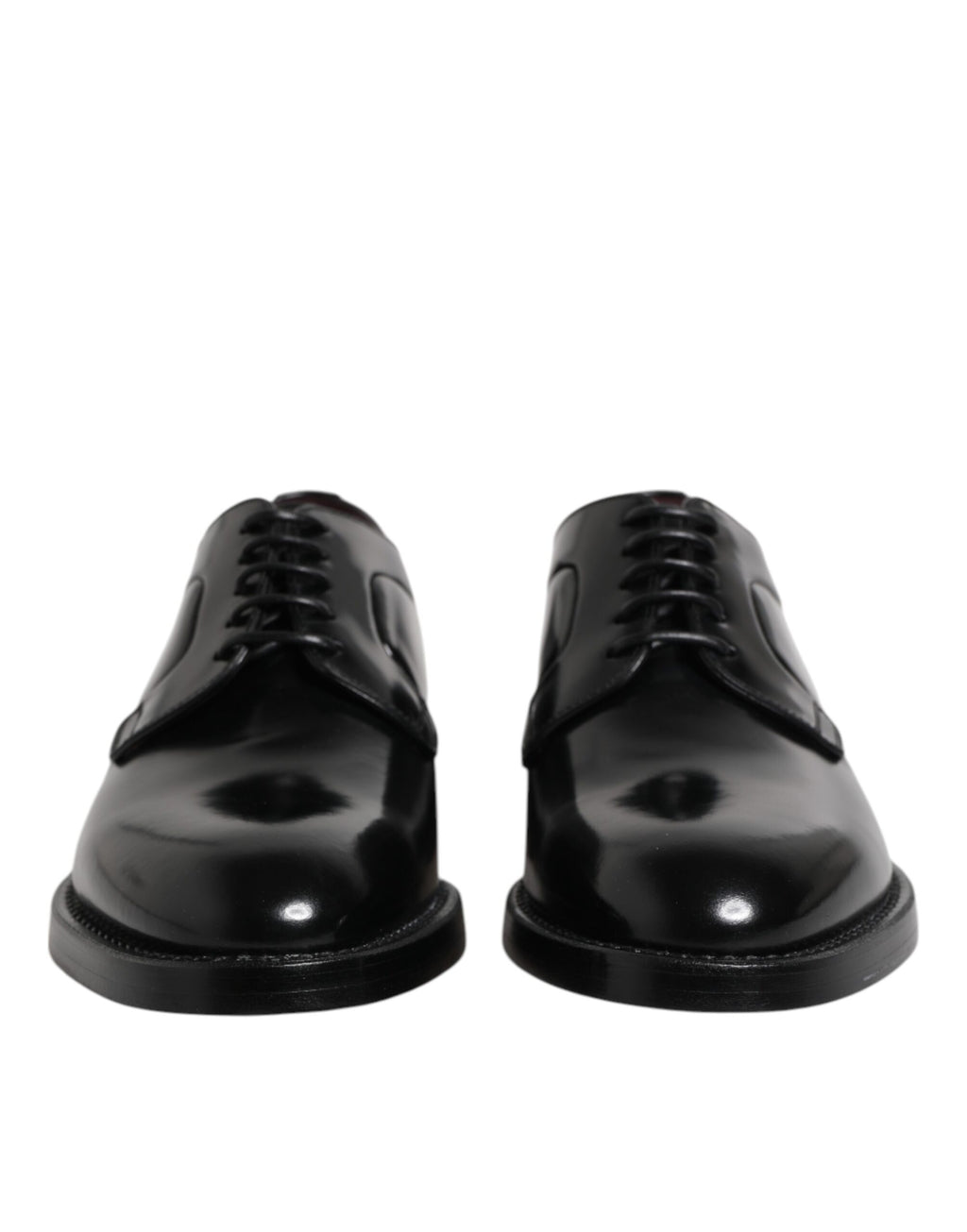 Dolce & Gabbana Schwarze Leder Schnürschuhe Derby Kleid Formelle Schuhe