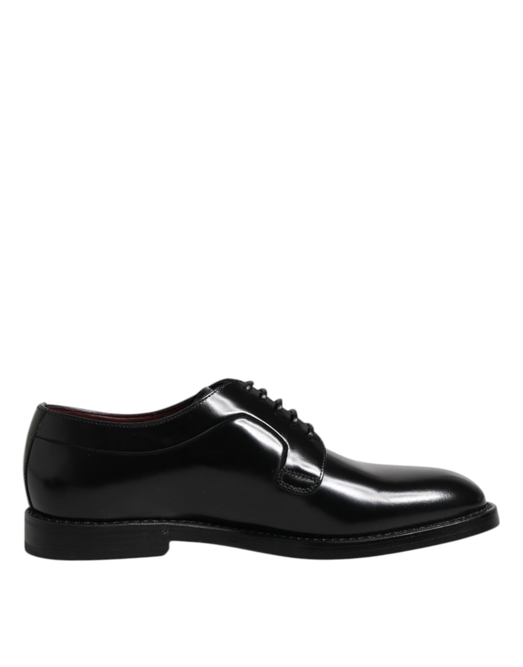 Dolce & Gabbana Schwarze Leder Schnürschuhe Derby Kleid Formelle Schuhe