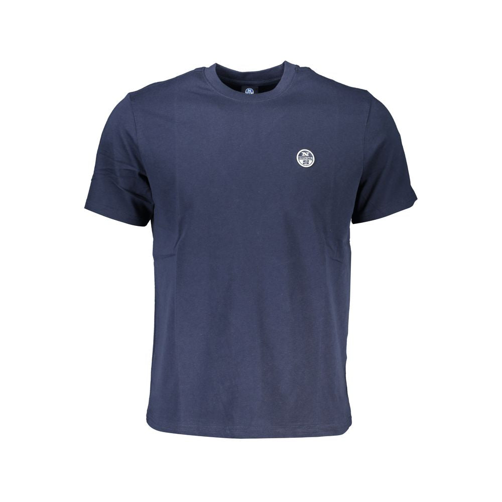 North Sails T-Shirt aus blauer Baumwolle