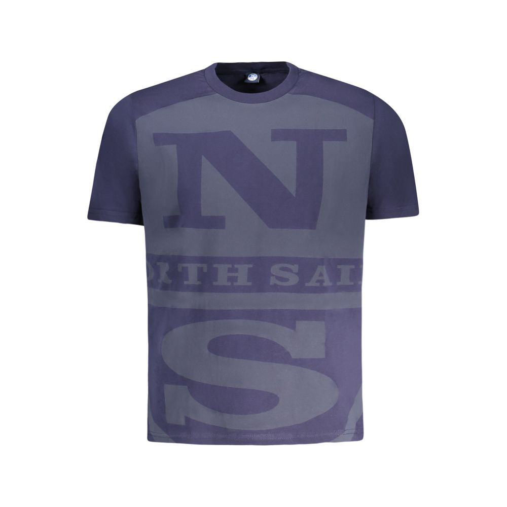 North Sails Blau Baumwolle Männer T-Shirt
