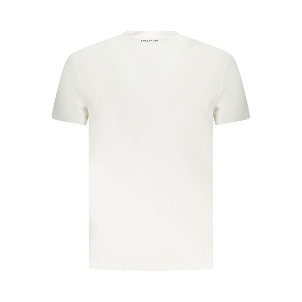 Trussardi Weißes Baumwolle Männer T-Shirt