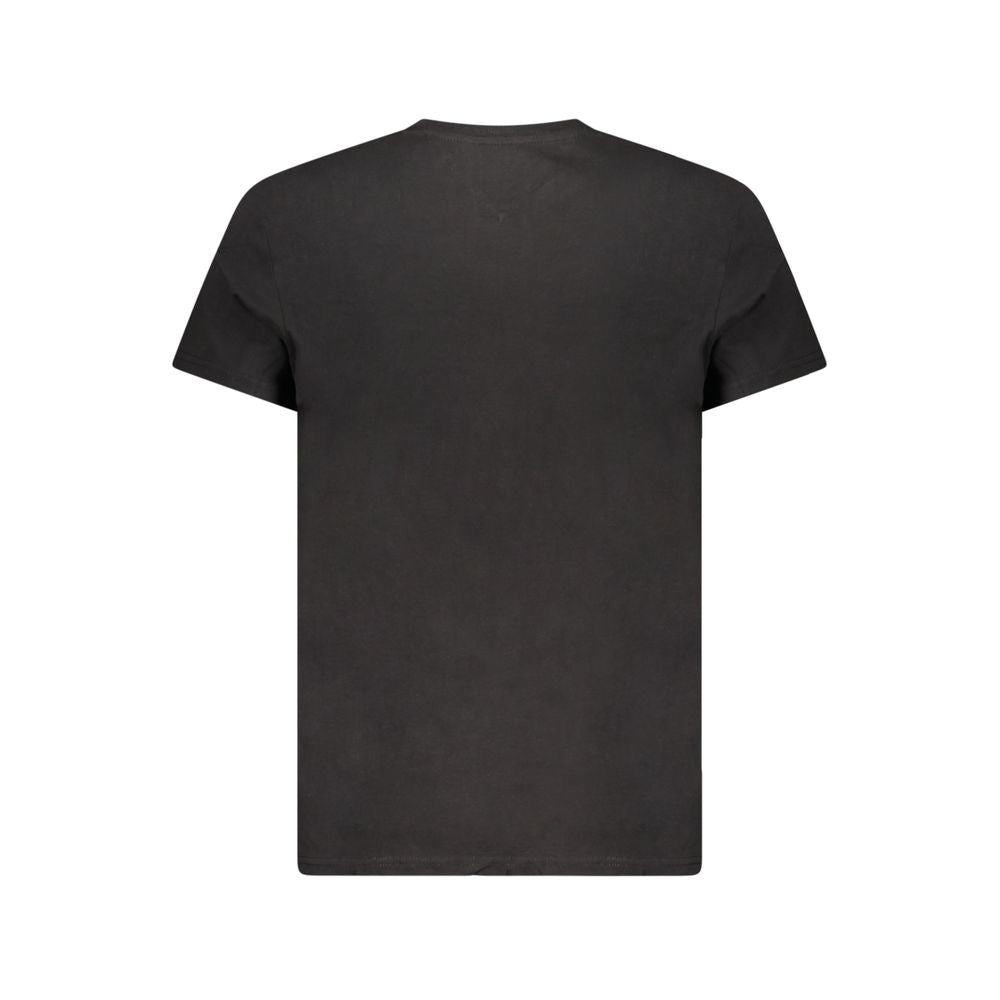 Tommy Hilfiger Schwarzes Baumwolle Männer T-Shirt