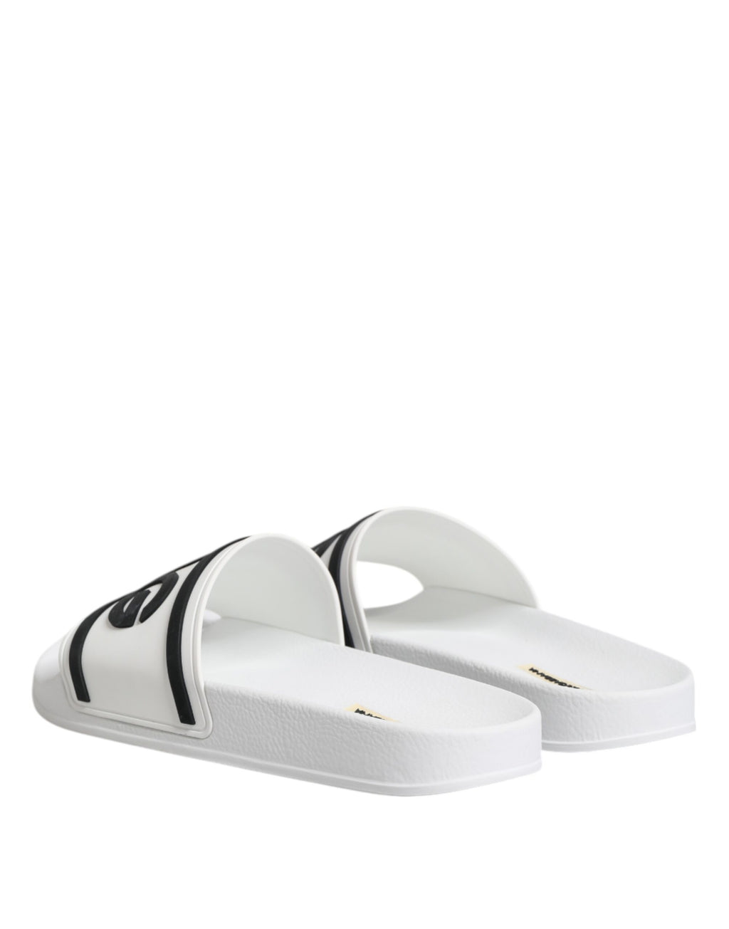 Dolce & Gabbana Weiße DG Logo Pantoletten Sandalen Beachwear Schuhe