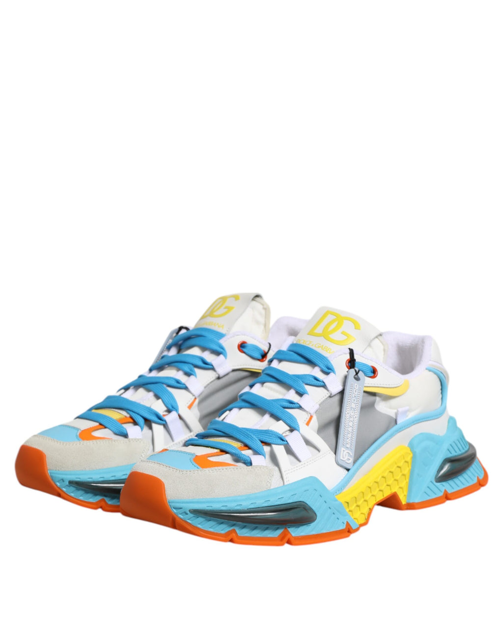 Dolce & Gabbana Multicolor Wildleder Airmaster Turnschuhe Schuhe
