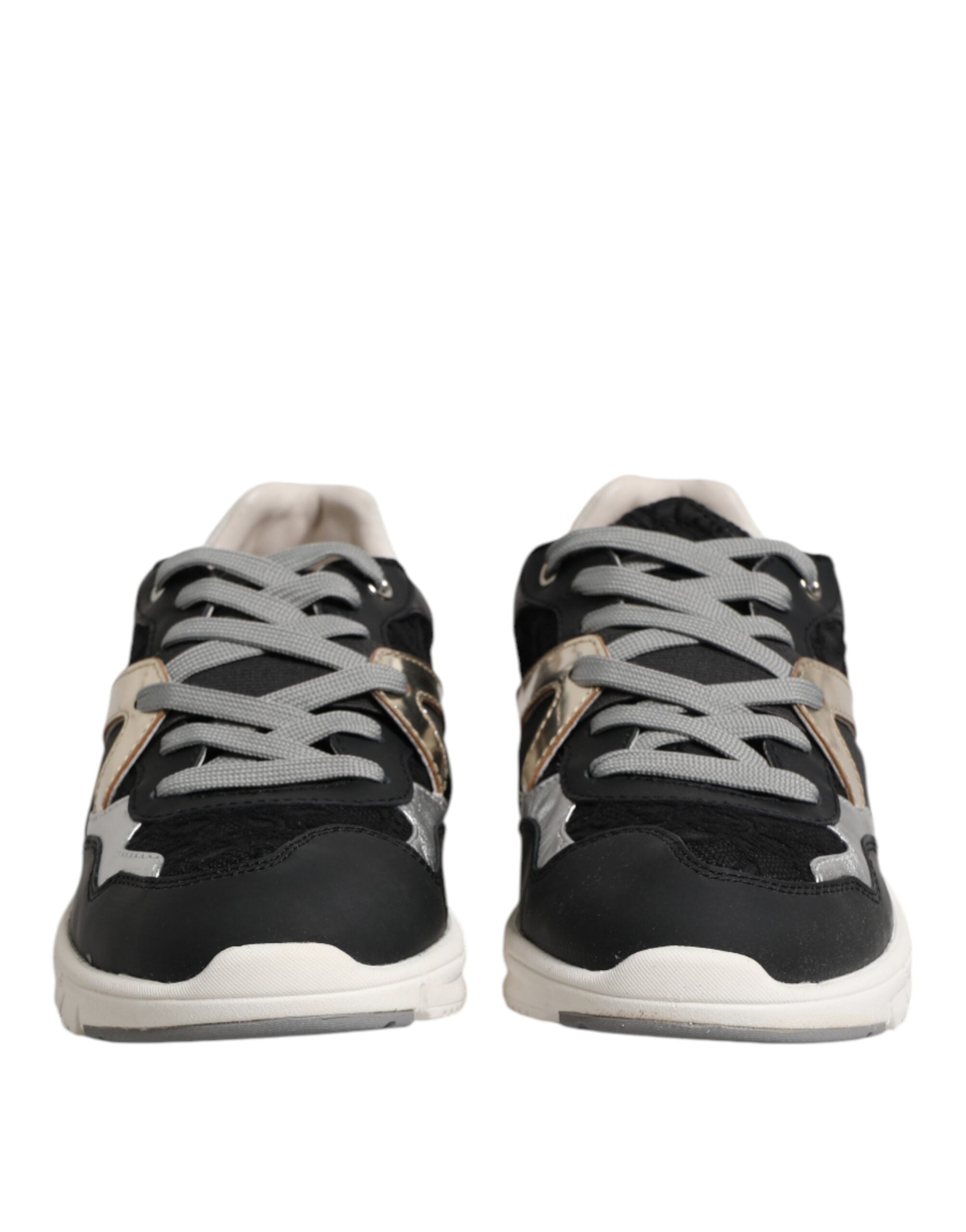 Dolce & Gabbana Multicolor Wildleder Low Top Männer Sneaker Schuhe