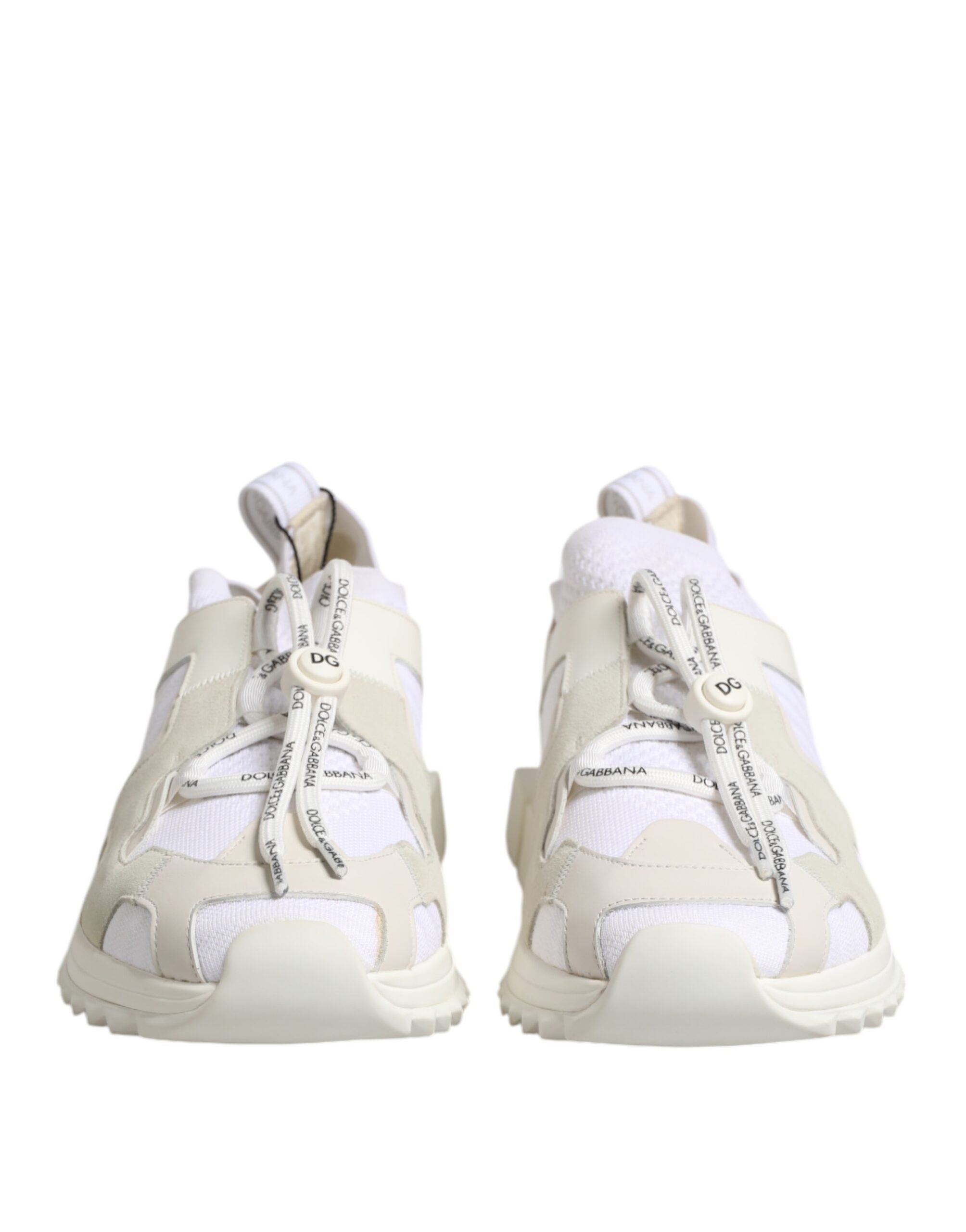 Dolce & Gabbana Weiß Mesh Sorrento Trekking Turnschuhe Schuhe