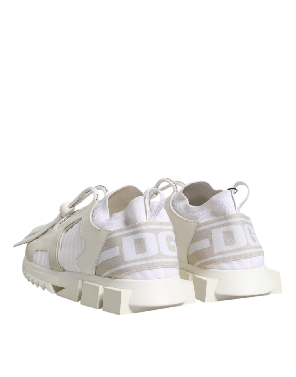 Dolce & Gabbana Weiß Mesh Sorrento Trekking Turnschuhe Schuhe