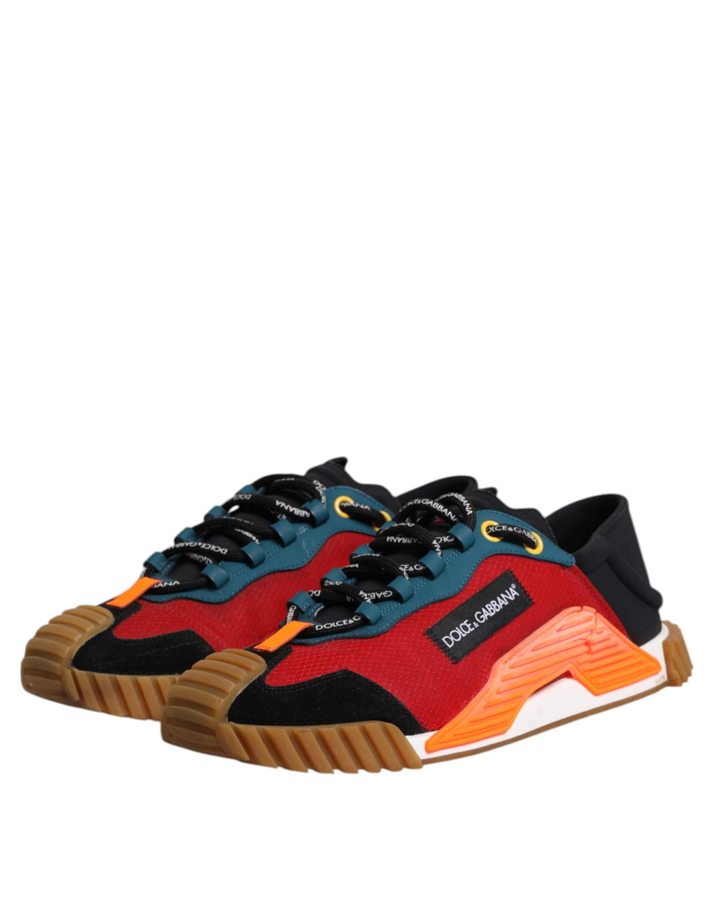 Dolce & Gabbana Multicolor Logo Low Top NS1 Turnschuhe Schuhe