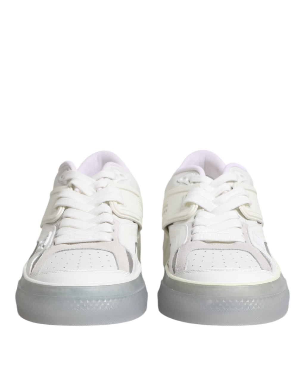 Dolce & Gabbana Weiß Low Top DG Geprägte Männer Turnschuhe Schuhe