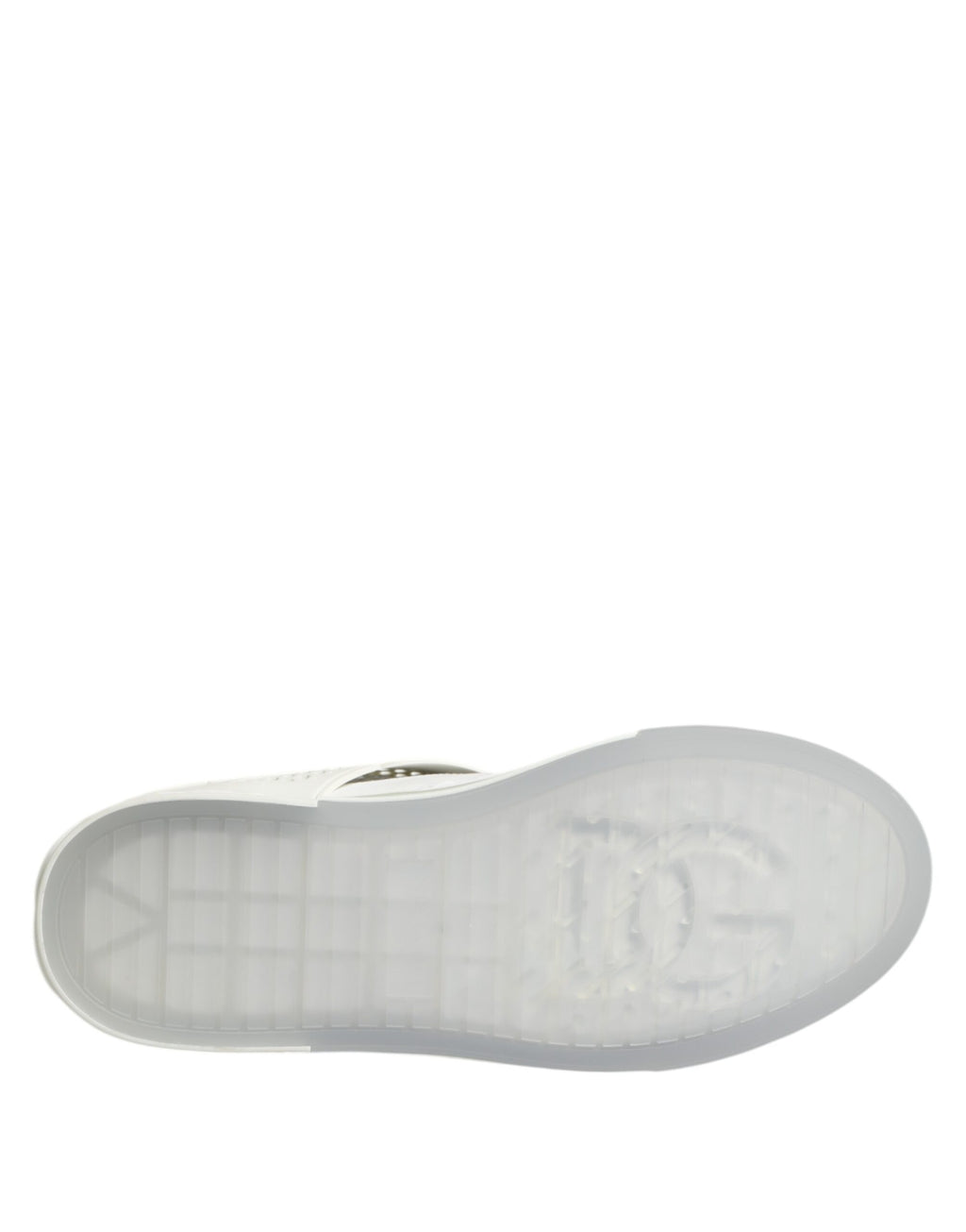Dolce & Gabbana Weiß Low Top DG Geprägte Männer Turnschuhe Schuhe