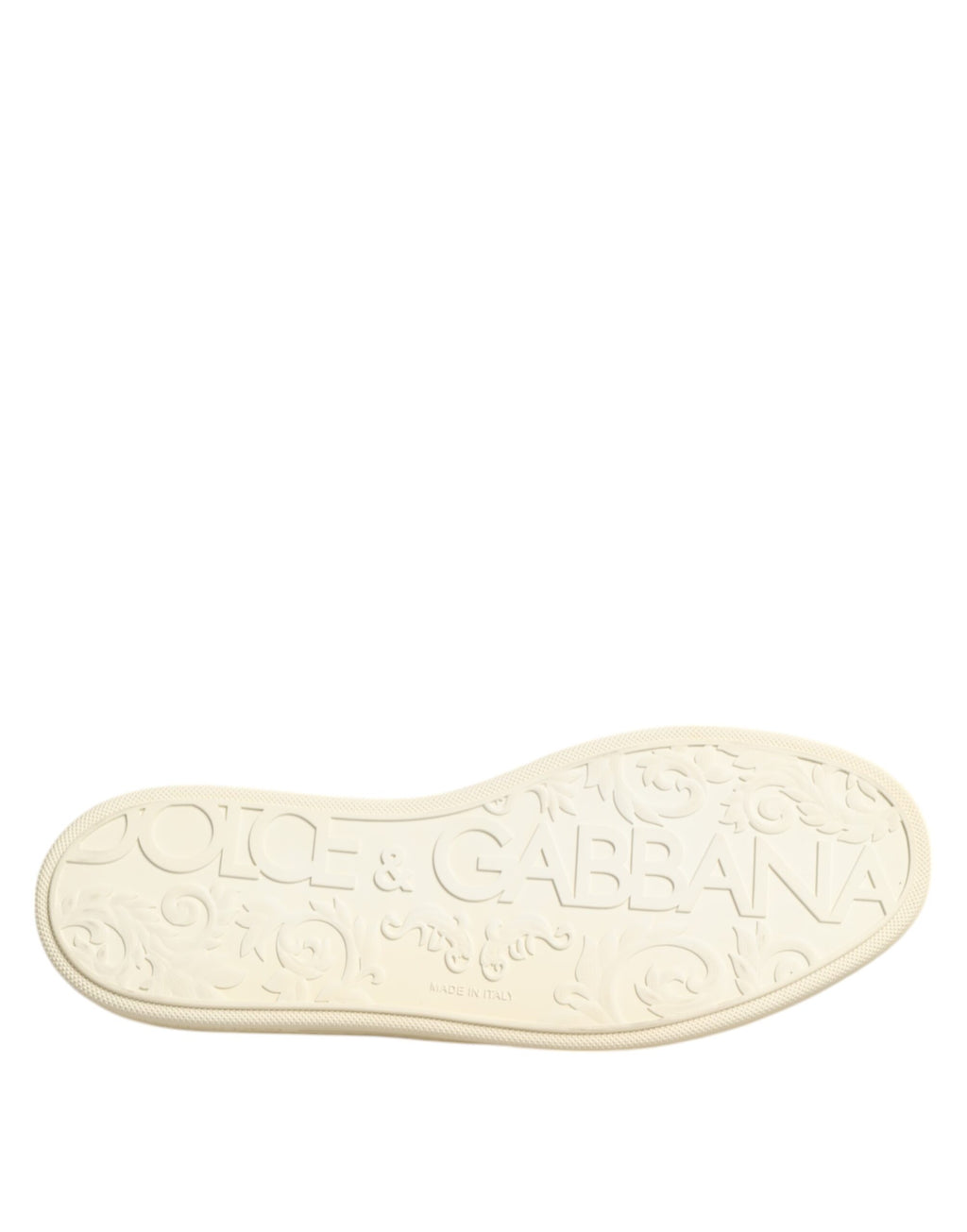 Dolce & Gabbana Schwarz Leder Bee Crown Low Top Sneakers Schuhe