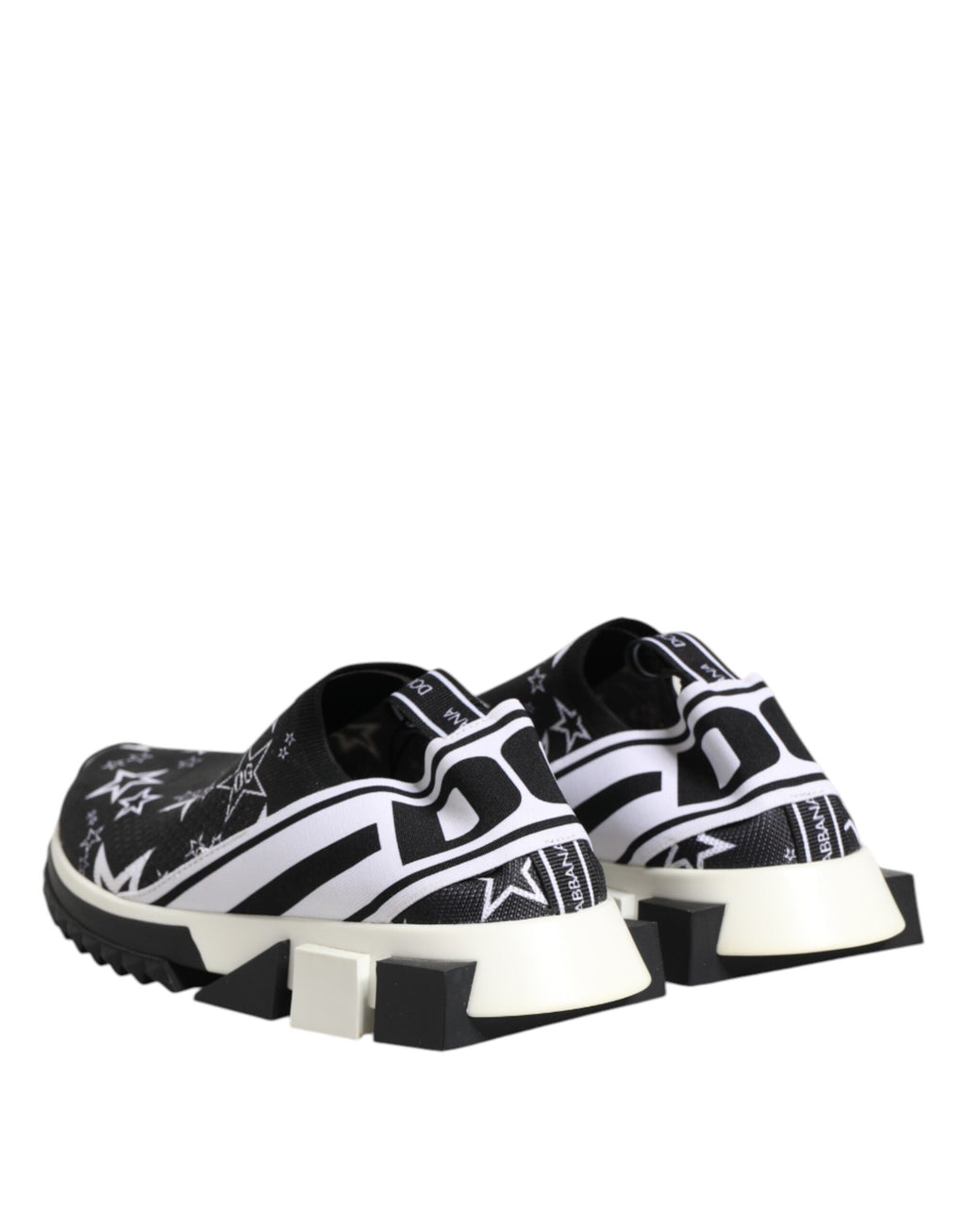 Dolce & Gabbana Schwarz Weiß Sorrento Low Top Sneakers Schuhe