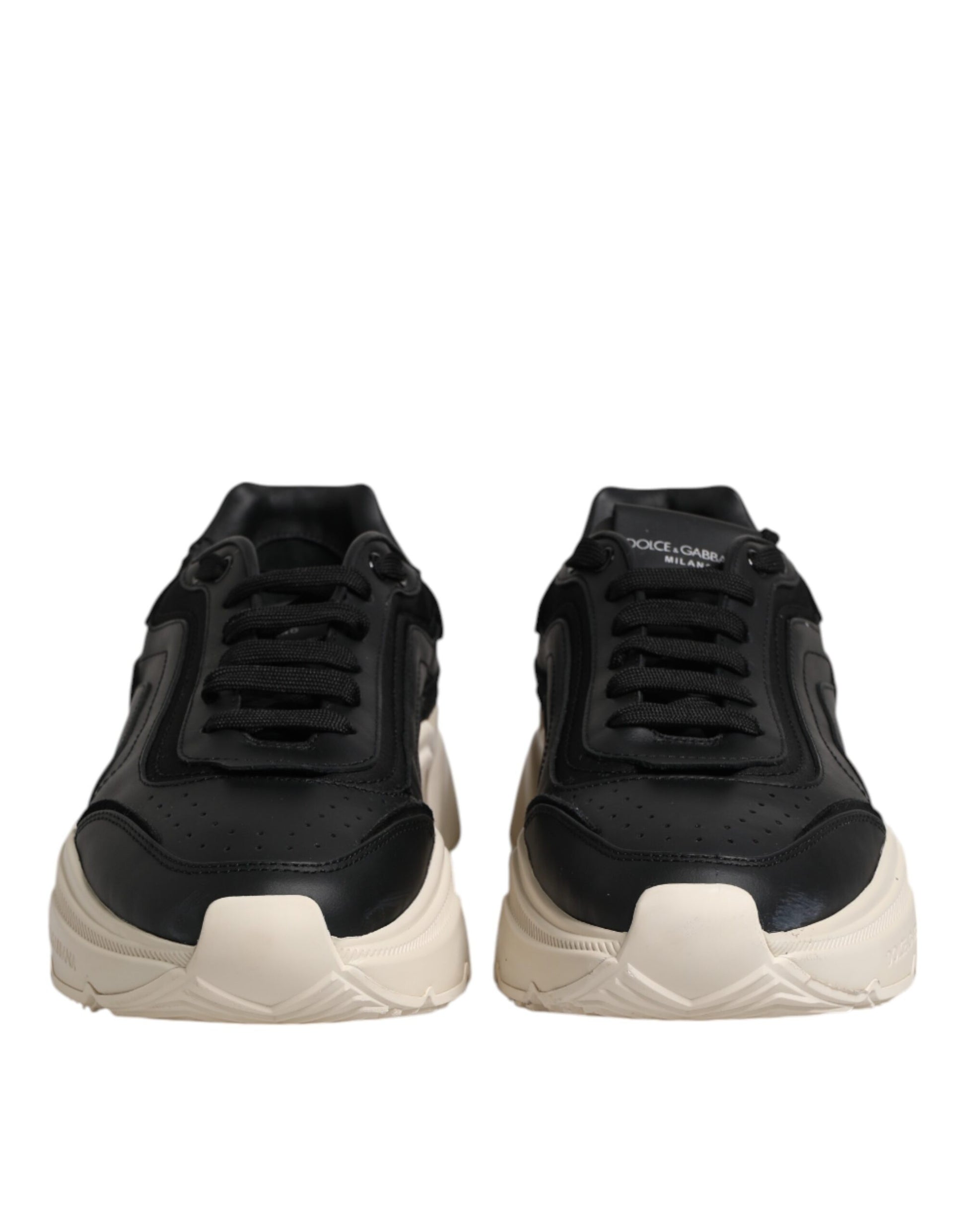 Dolce & Gabbana Schwarz Weiß Daymaster Low Top Turnschuhe Schuhe
