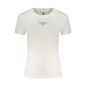 Tommy Hilfiger Weiße Baumwoll-Oberteile & T-Shirt