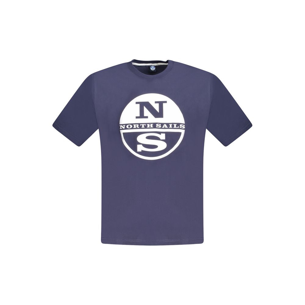 North Sails Blau Baumwolle Männer T-Shirt