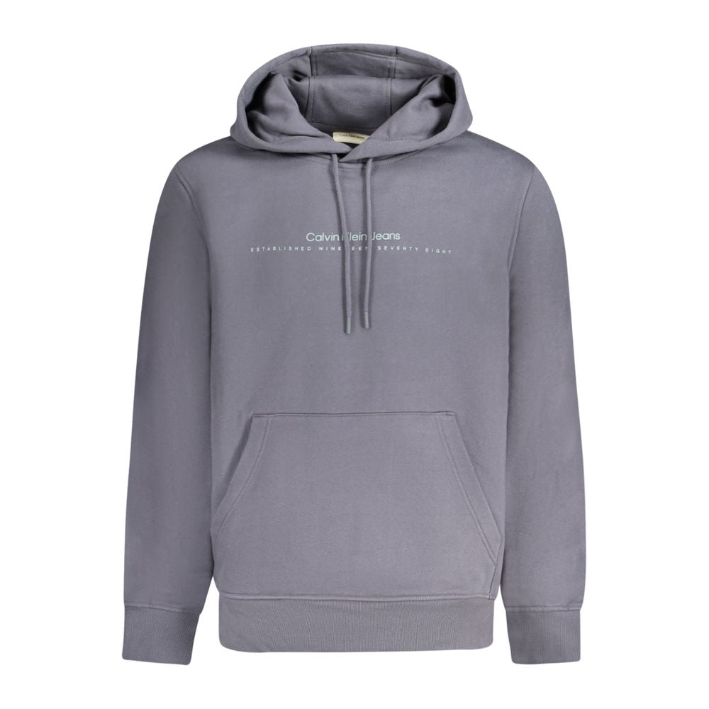 Calvin Klein Blauer Baumwollpullover für Männer