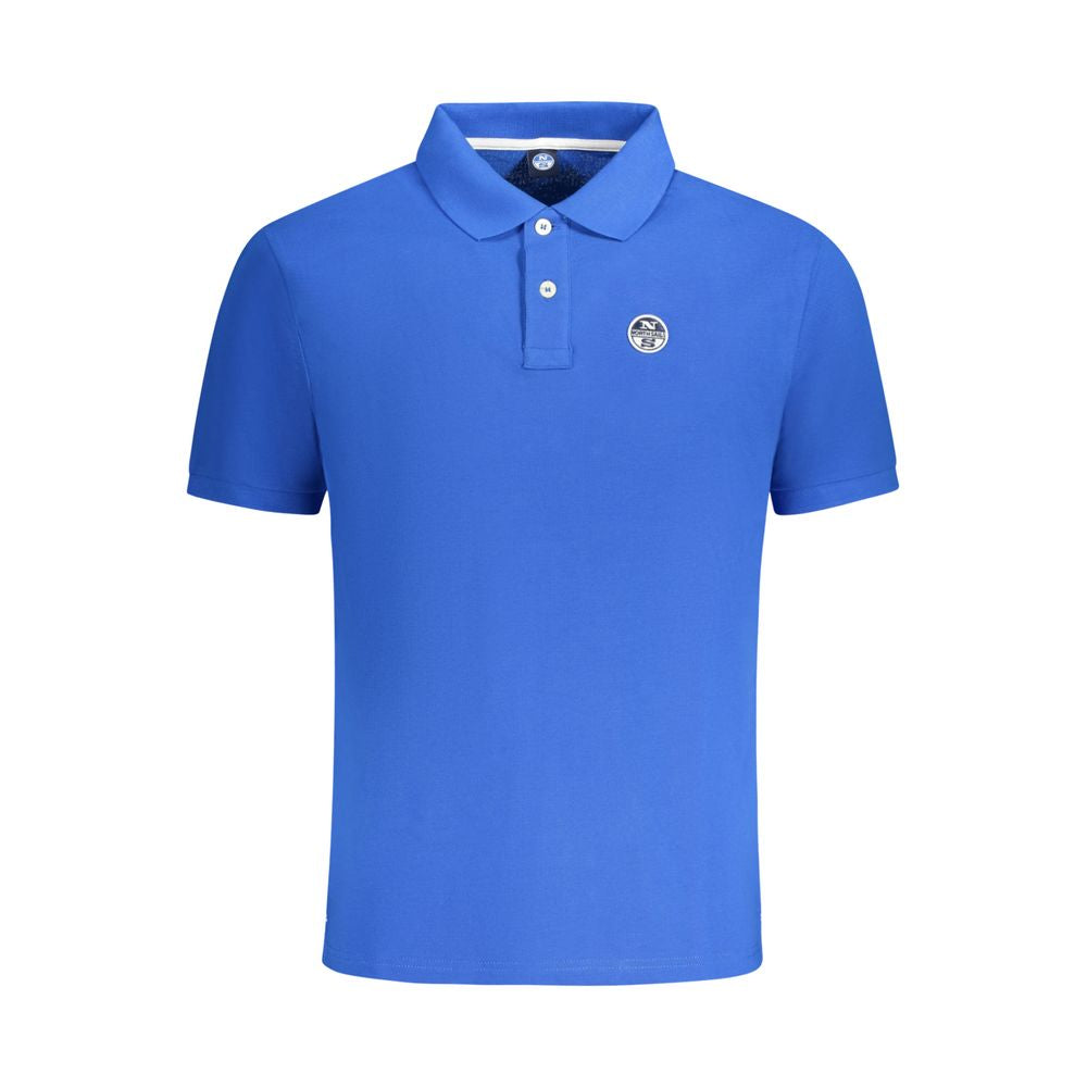 North Sails Blaues Baumwoll-Poloshirt für Männer