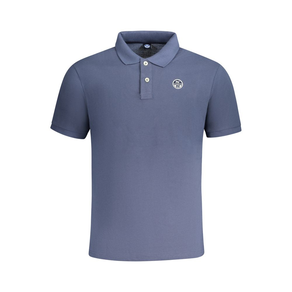 North Sails Blaues Baumwoll-Poloshirt für Männer
