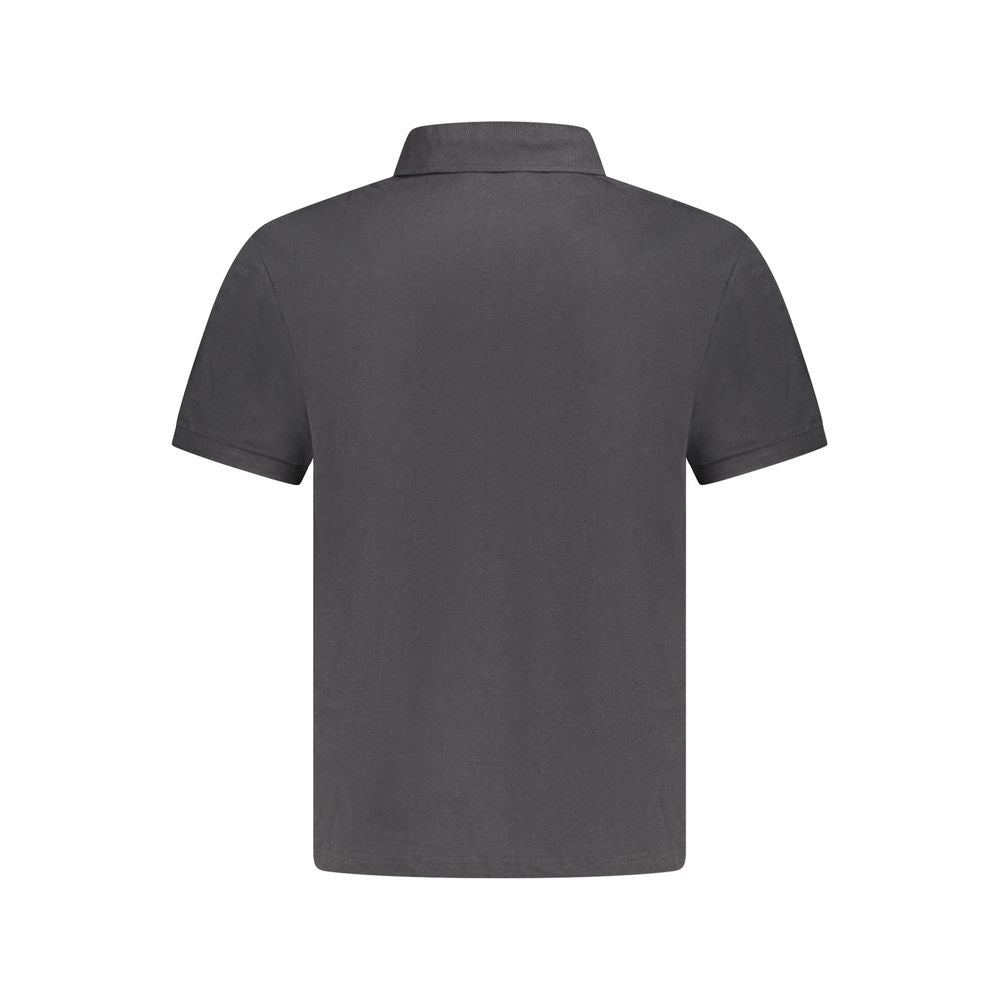 North Sails Schwarzes Baumwoll-Poloshirt für Männer