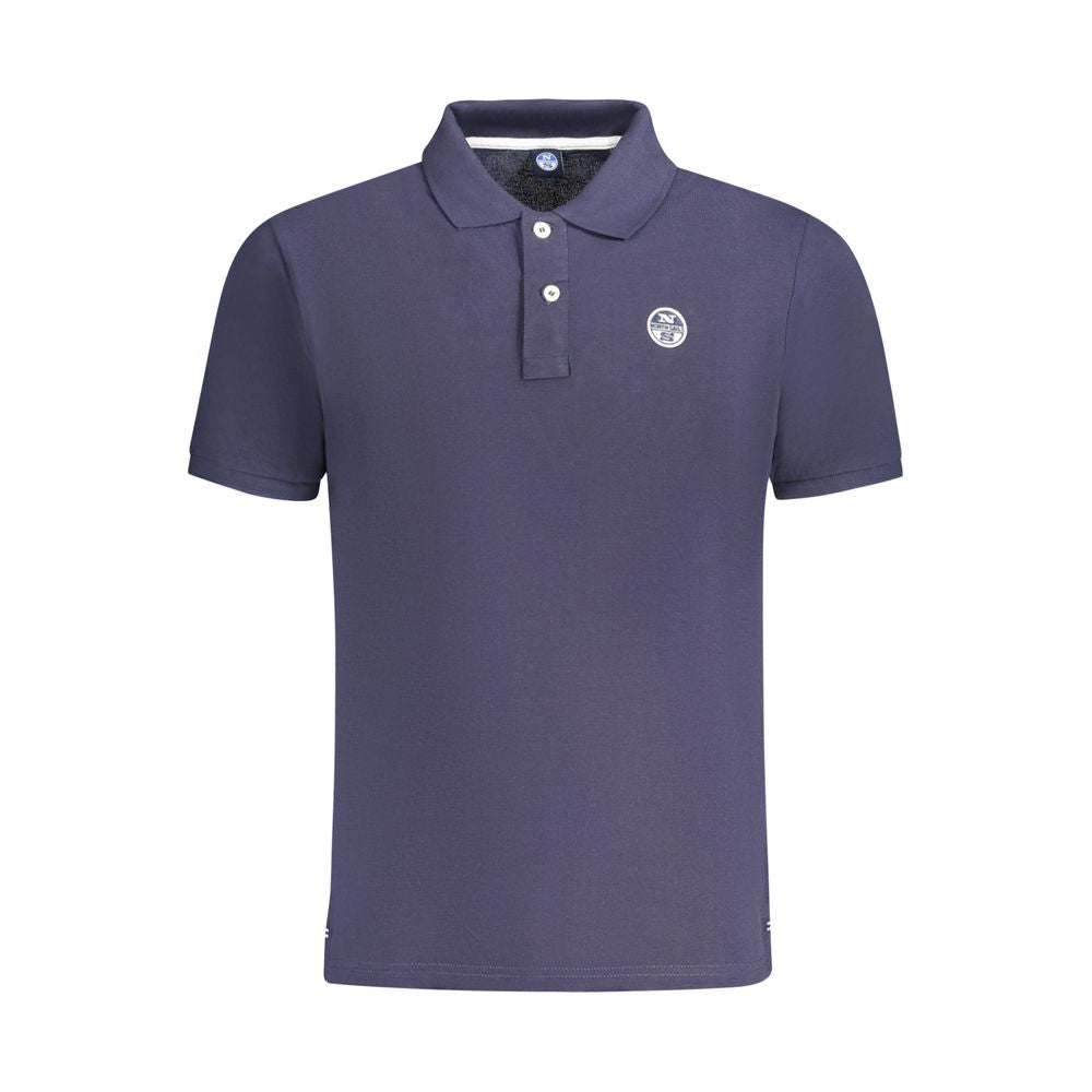 North Sails Blaues Baumwoll-Poloshirt für Männer
