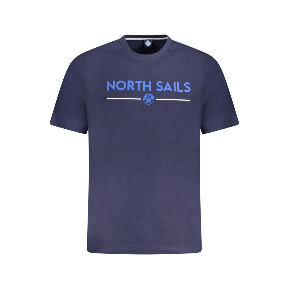North Sails Blau Baumwolle Männer T-Shirt
