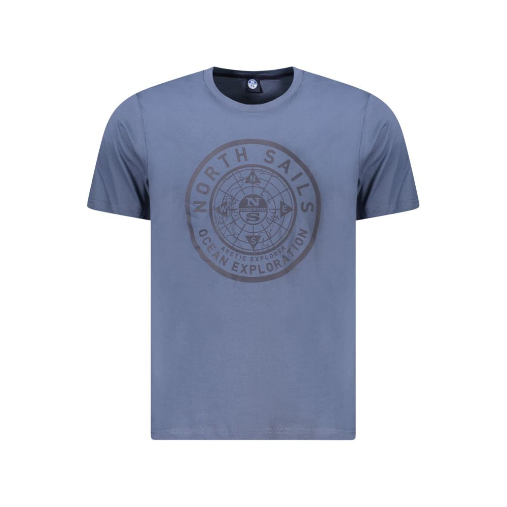 North Sails Blau Baumwolle Männer T-Shirt
