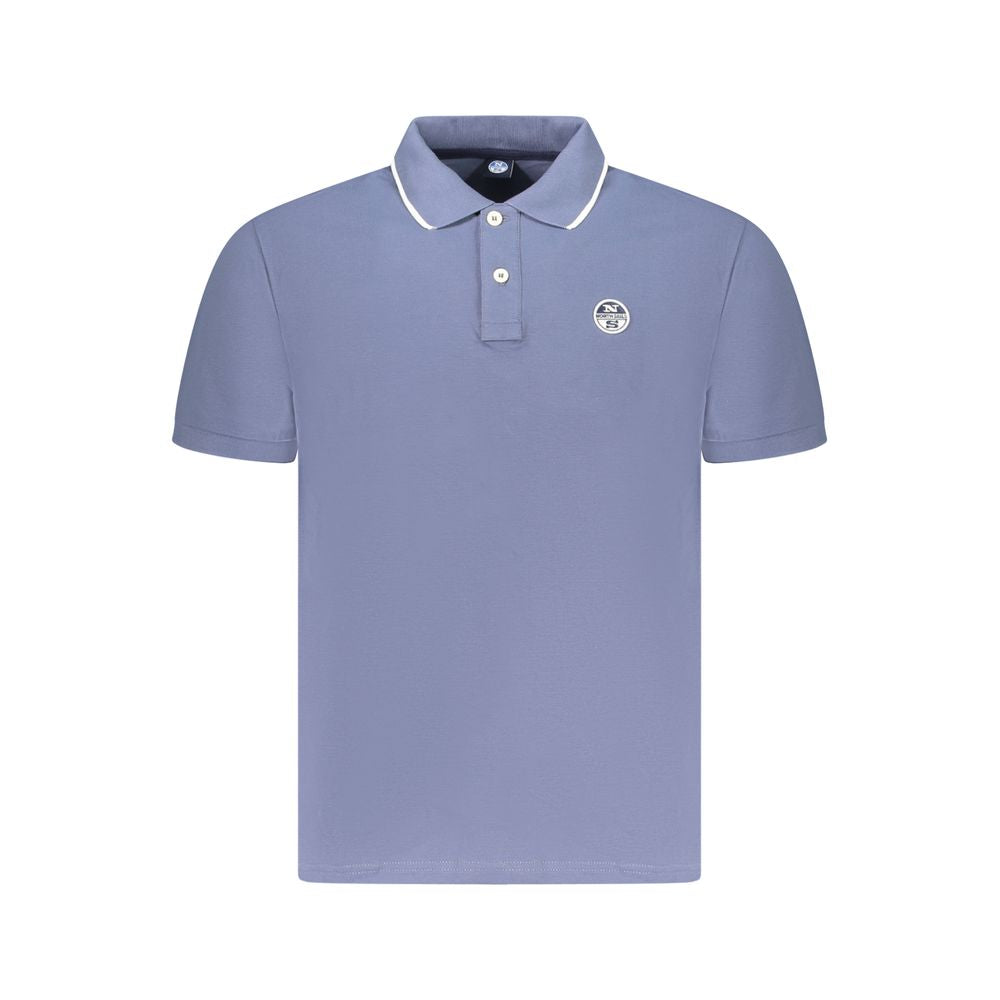 North Sails Blaues Baumwoll-Poloshirt für Männer