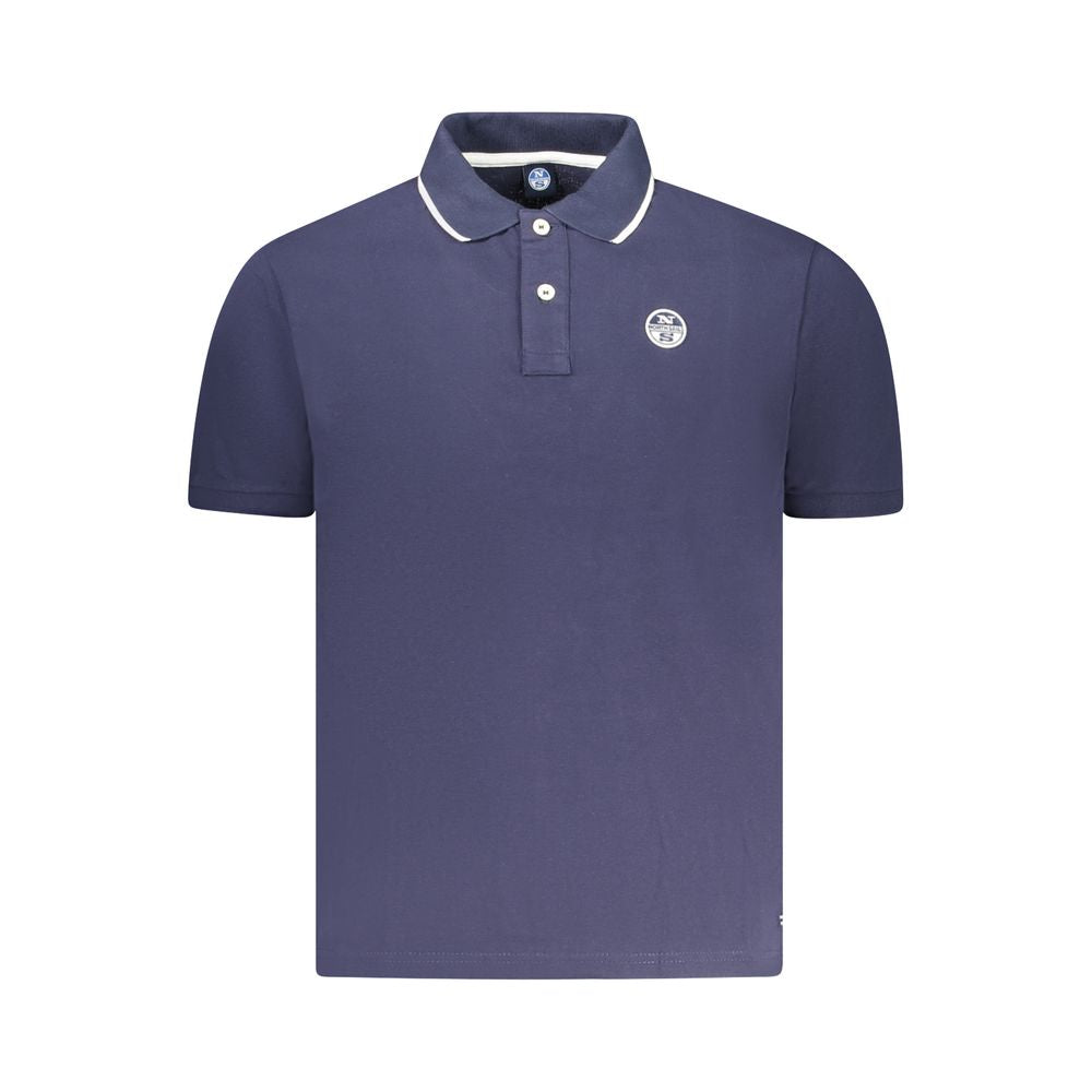 North Sails Blaues Baumwoll-Poloshirt für Männer