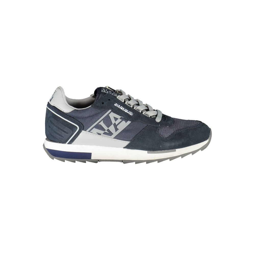 Napapijri Blaues Leder Herren Sneaker