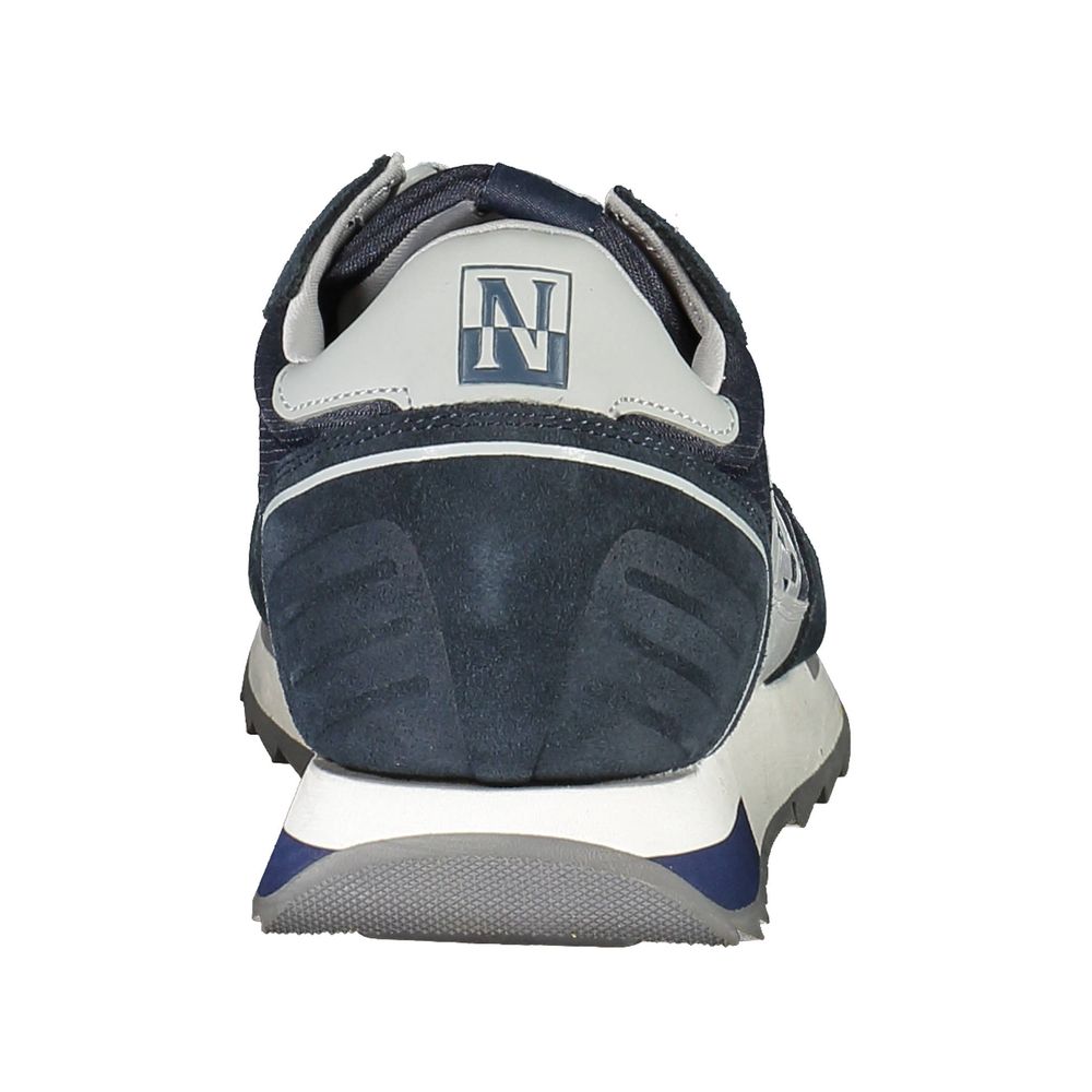 Napapijri Blaues Leder Herren Sneaker