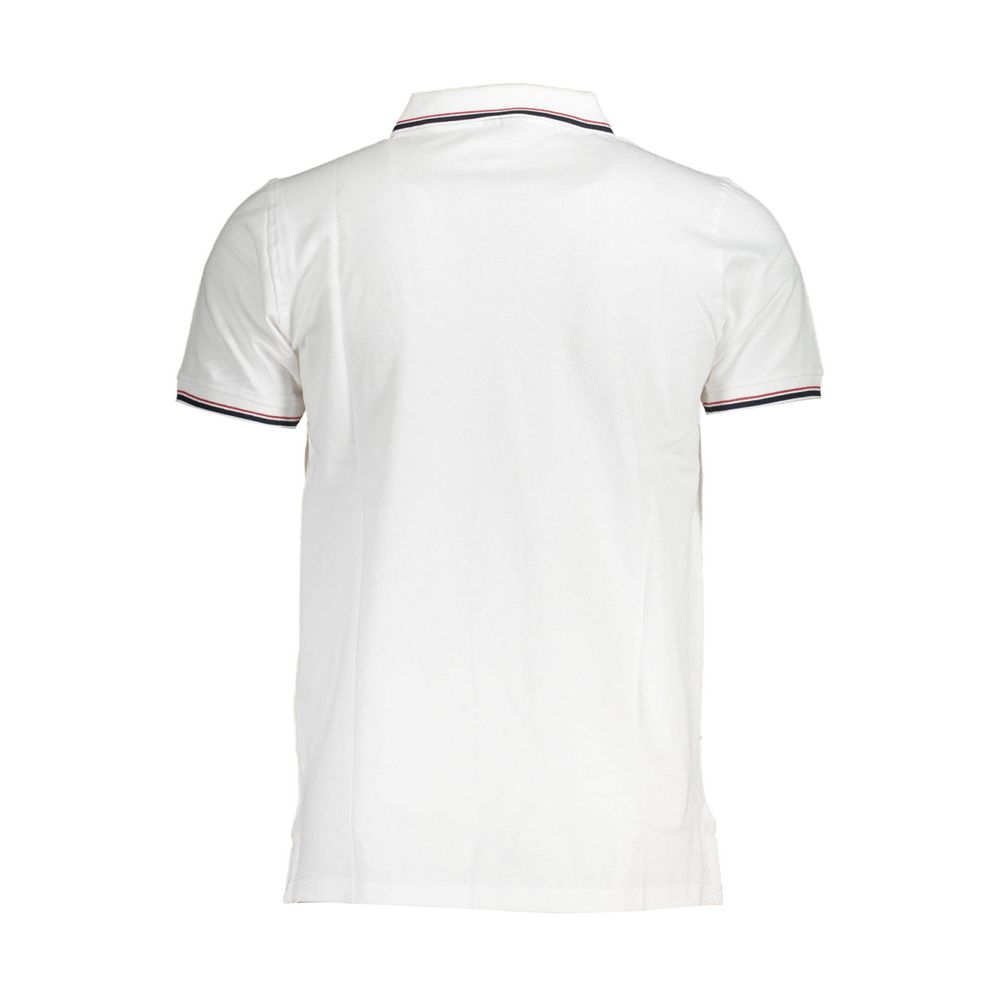 Norway 1963 Weißes Baumwoll-Poloshirt für Männer