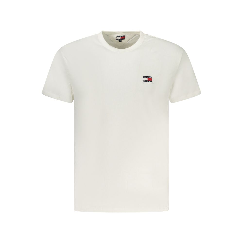 Tommy Hilfiger Weißes Baumwolle Männer T-Shirt