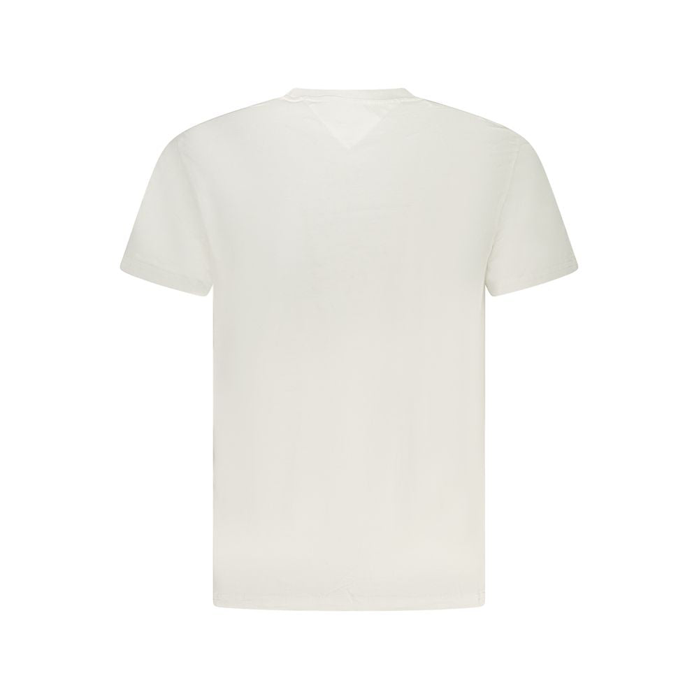 Tommy Hilfiger Weißes Baumwolle Männer T-Shirt