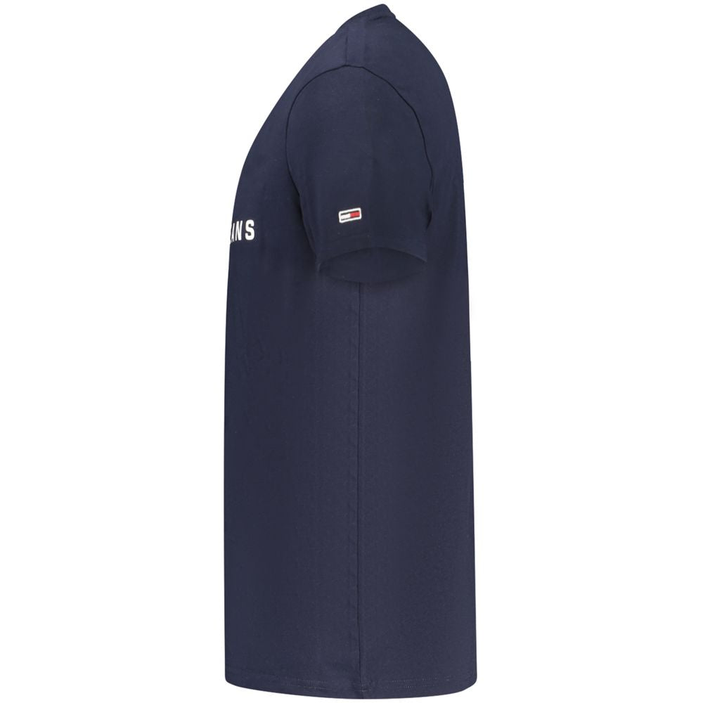Tommy Hilfiger Blau Baumwolle Männer T-Shirt