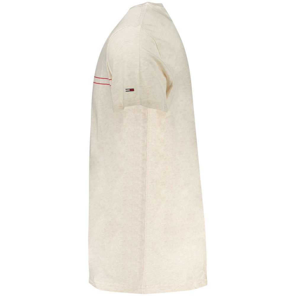 Tommy Hilfiger Beige Baumwolle Männer T-Shirt