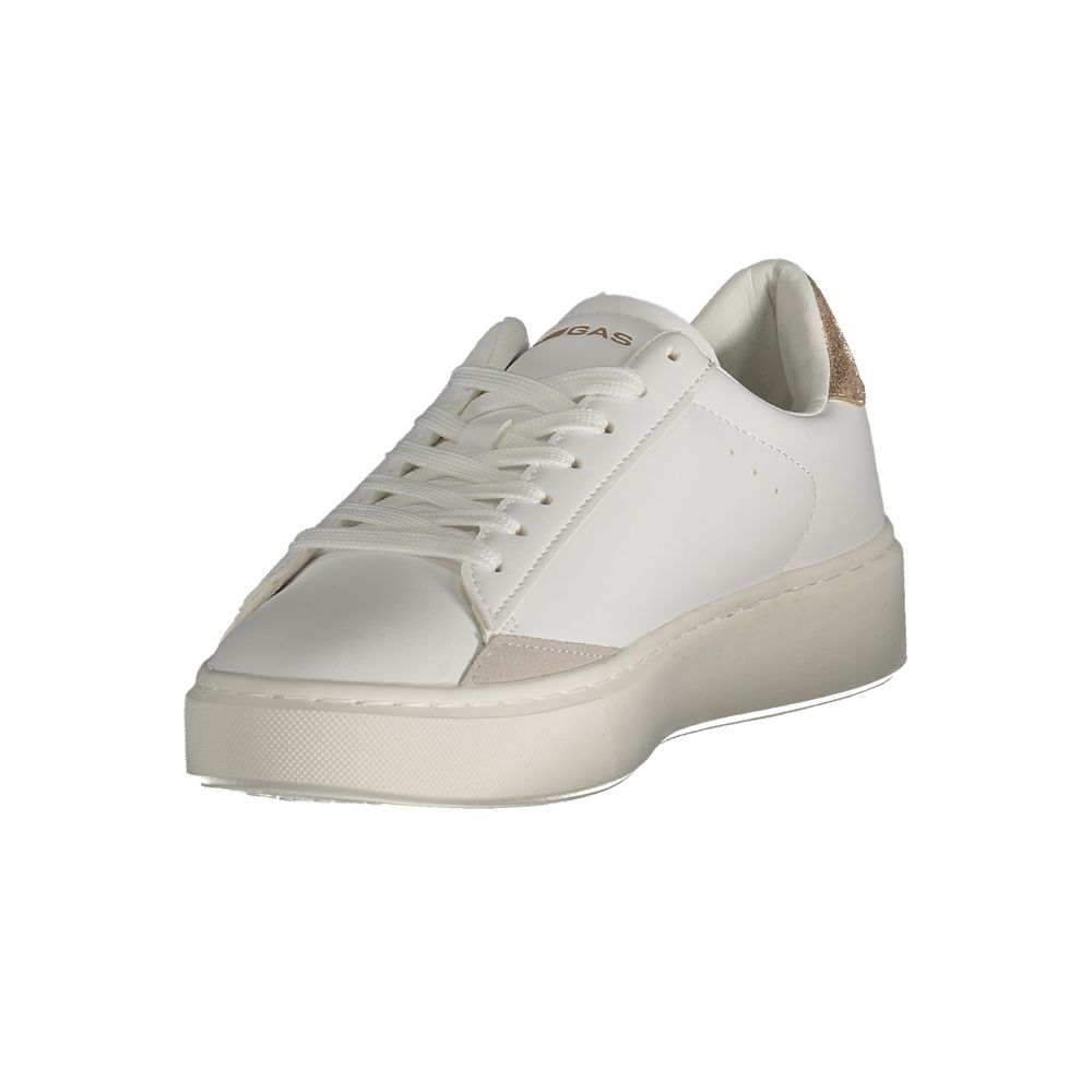 Gas Weißer Polyester Damen Sneaker