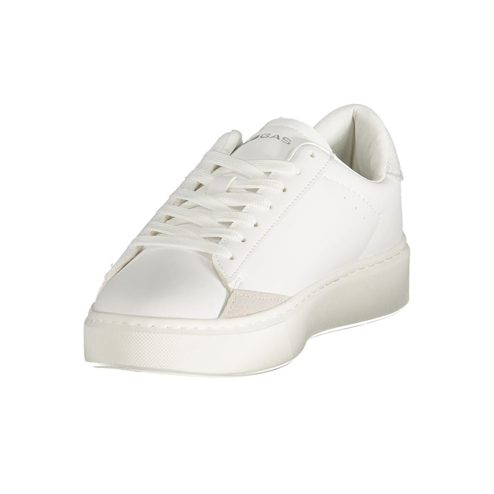 Gas Weißer Polyester Damen Sneaker