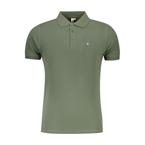 Accademia Militare Grünes Baumwoll-Poloshirt