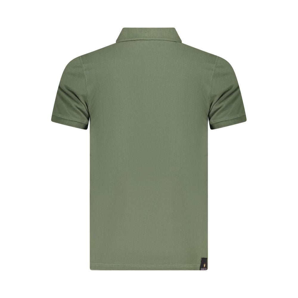Accademia Militare Grünes Baumwoll-Poloshirt