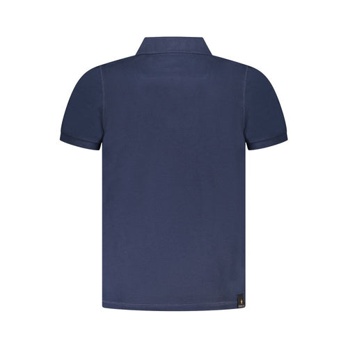 Accademia Militare Blaues Baumwoll-Poloshirt
