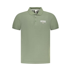 Accademia Militare Grünes Baumwoll-Poloshirt