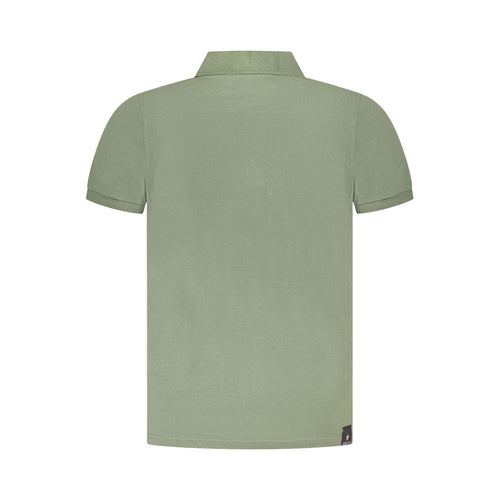Accademia Militare Grünes Baumwoll-Poloshirt